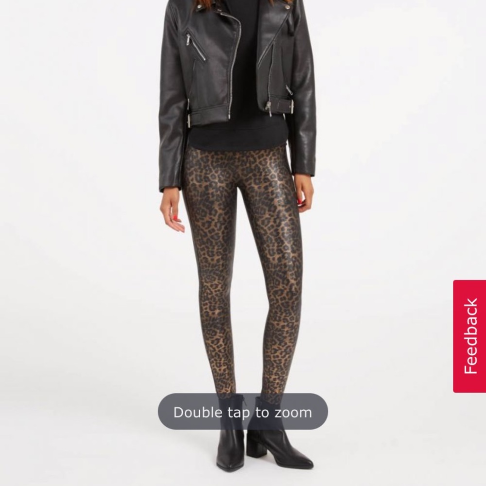 Spanx leopard leggings